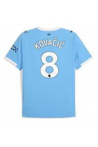 Manchester City Mateo Kovacic #8 Jalkapallovaatteet Kotipaita 2025-26 Lyhythihainen